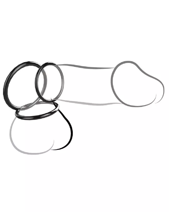 Image du Fantasy C-Ringz Silicone 3 Ring Stamina Set pour amélioration endurance-3