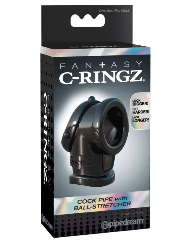 Image du Cock Pipe avec Ball-Stretcher de Fantasy C-Ringz pour amélioration de la performance et plaisir accru-1