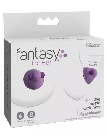 Image des Pinces à Tétons Vibrantes FFH Fantasy For Her pour stimulation clitoridienne et érotique-1