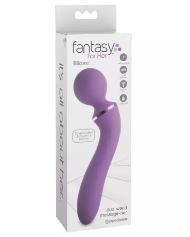 Image du FFH Duo Wand Massage-Her de Fantasy For Her, masseur ergonomique et rechargeable-1