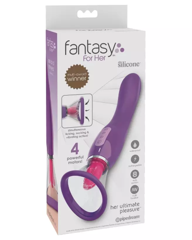 Image de FFH Her Ultimate Pleasure Purp, pompe à vagin de Fantasy For Her, technologie de succion avancée-1