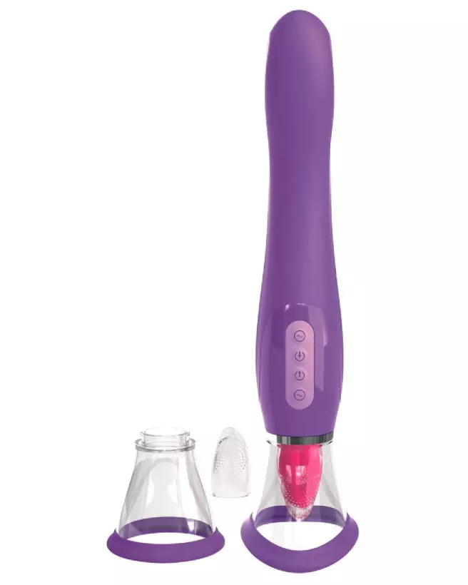 Image de FFH Her Ultimate Pleasure Purp, pompe à vagin de Fantasy For Her, technologie de succion avancée-4