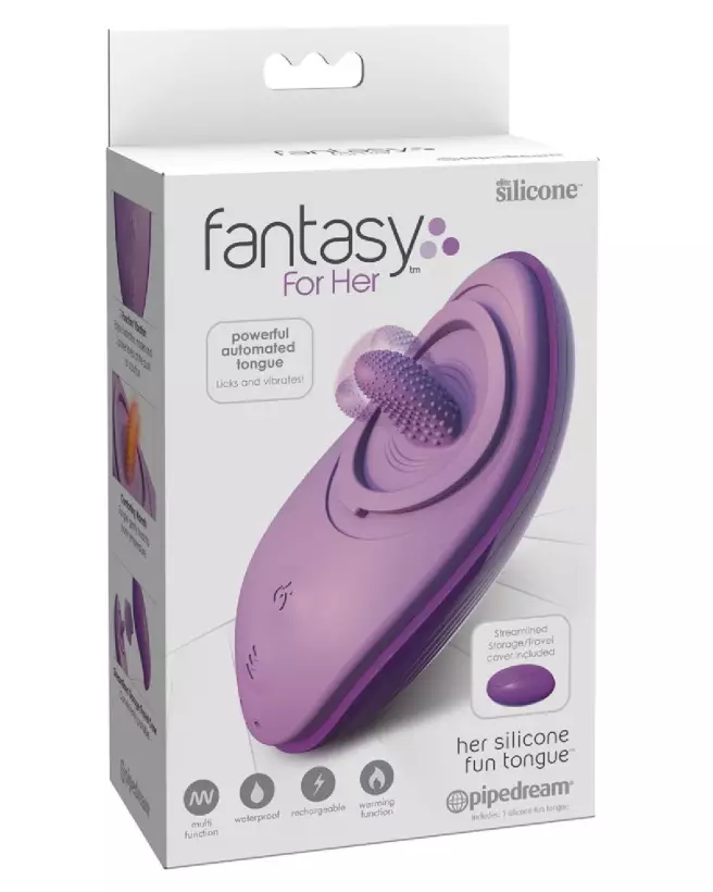 Image du FFH Silicone Fun Tongue par Fantasy For Her, stimulateur clitoridien en silicone-1