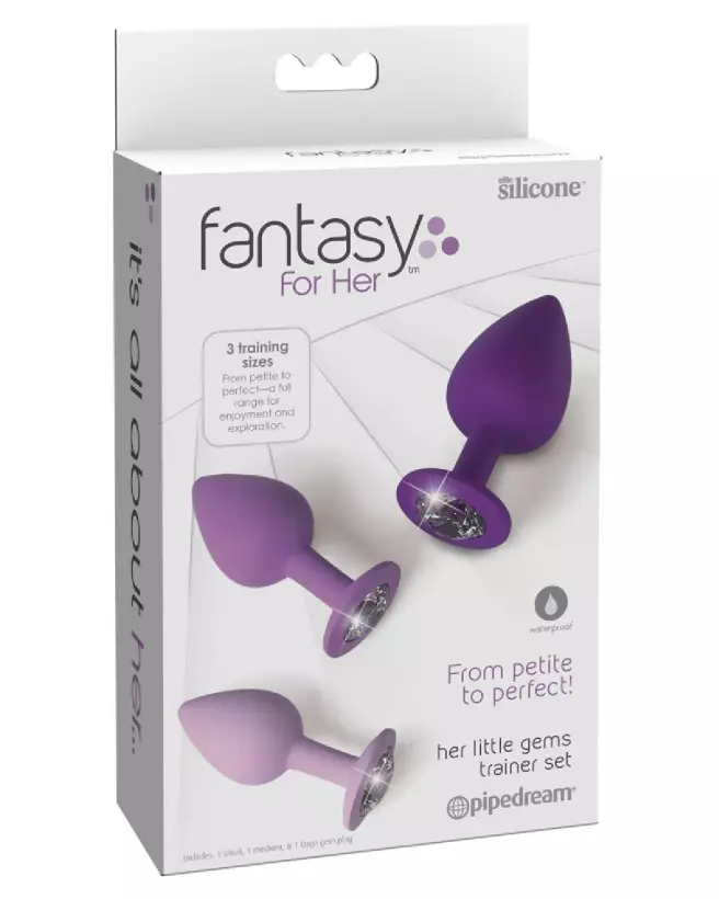 Image du FFH Her Little Gems Trainer Set par Fantasy For Her, plug anal de qualité-1