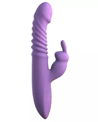Fantasy For Her Thrusting Silicone Rab en action, sextoy rabbit puissant et flexible-2