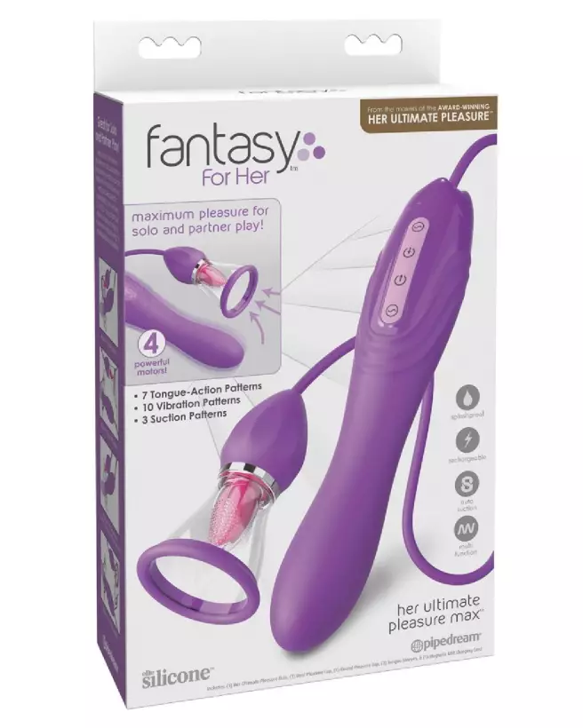 Image du vibromasseur Fantasy For Her Ultimate Pleasure MaxP, design ergonomique et fonctionnalités innovantes pour une e-1