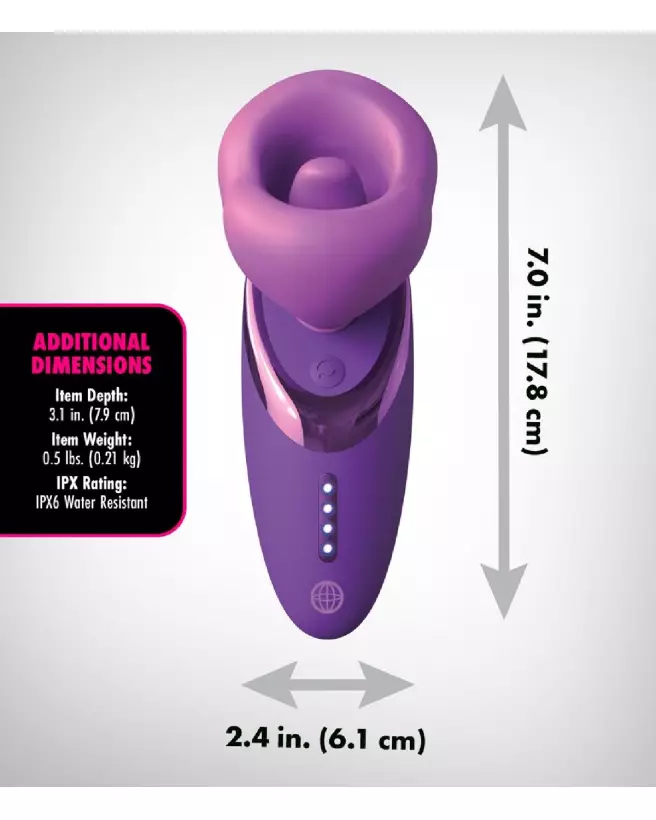 Image du FFH Pleasure Sucker Purple par Fantasy For Her, stimulateur clitoridien hautes performances-6