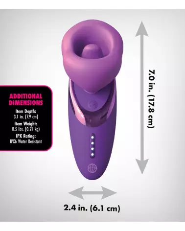 Image du FFH Pleasure Sucker Purple par Fantasy For Her, stimulateur clitoridien hautes performances-6