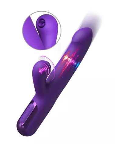 Image du FFH Super SoniX Thruster Purpl de Fantasy For Her, vibrant rabbit ergonomique-2