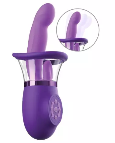 Image de la pompe Fantasy For Her Pleasure Pro Plus Purple pour stimulation vaginale et des tétons-2