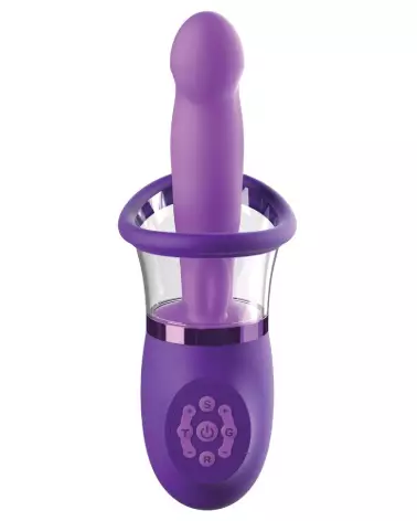 Image de la pompe Fantasy For Her Pleasure Pro Plus Purple pour stimulation vaginale et des tétons-3