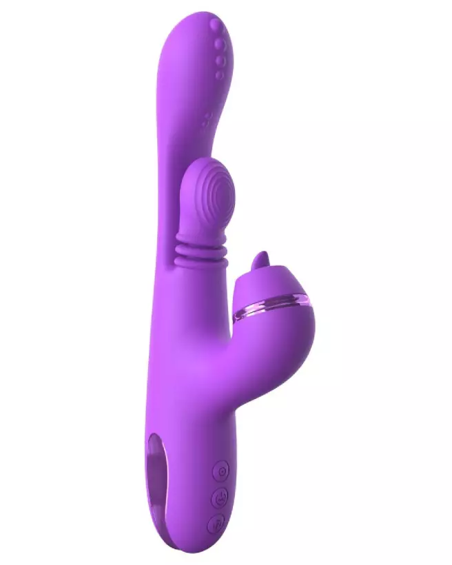 Fantasy For Her IntiMotion Pulse Pro Purple Rabbit Vibromasseur pour stimulation maximale-3
