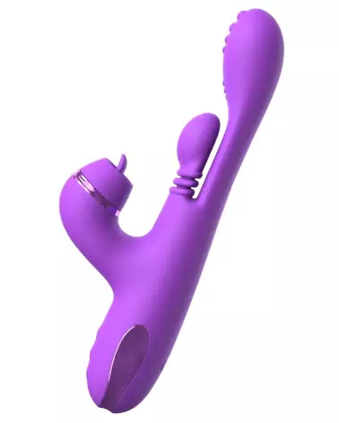 Fantasy For Her IntiMotion Pulse Pro Purple Rabbit Vibromasseur pour stimulation maximale-4