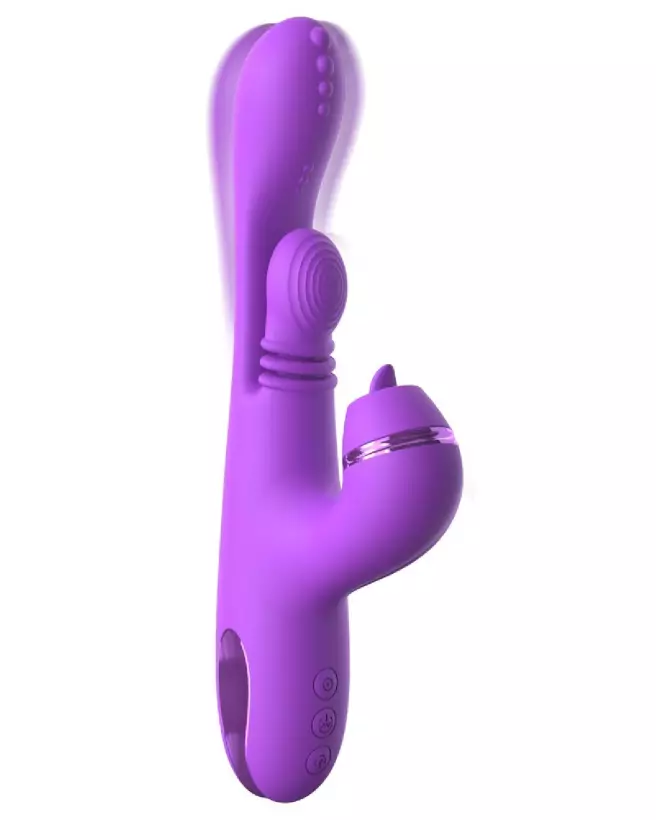 Fantasy For Her IntiMotion Pulse Pro Purple Rabbit Vibromasseur pour stimulation maximale-5