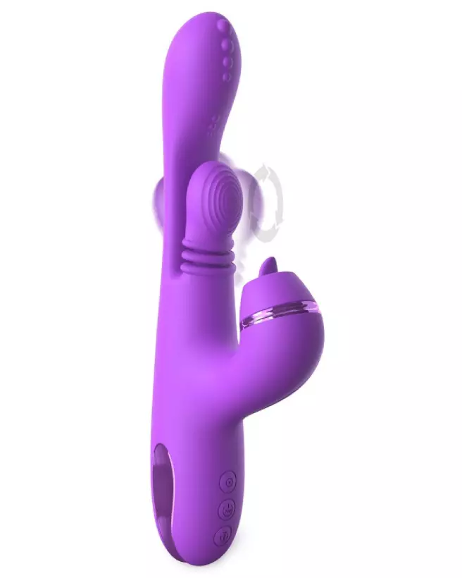 Fantasy For Her IntiMotion Pulse Pro Purple Rabbit Vibromasseur pour stimulation maximale-6