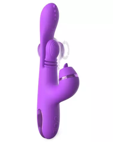 Fantasy For Her IntiMotion Pulse Pro Purple Rabbit Vibromasseur pour stimulation maximale-6