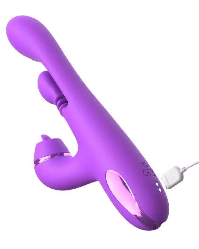 Fantasy For Her IntiMotion Pulse Pro Purple Rabbit Vibromasseur pour stimulation maximale-7