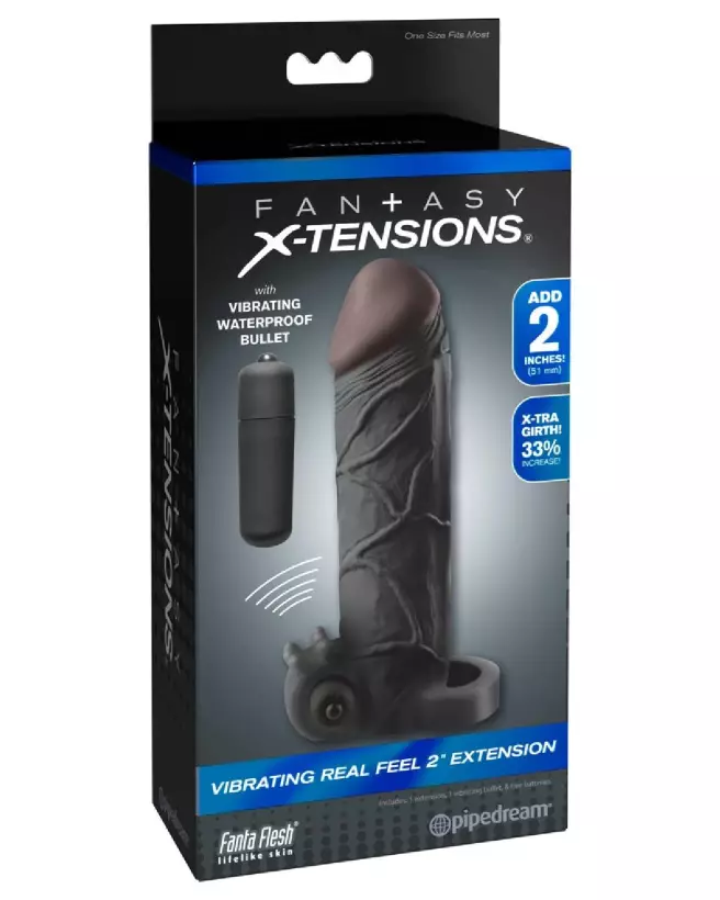 Gaine pénis Fantasy X-TENSIONS Real Feel 2 pour performance et confort-1
