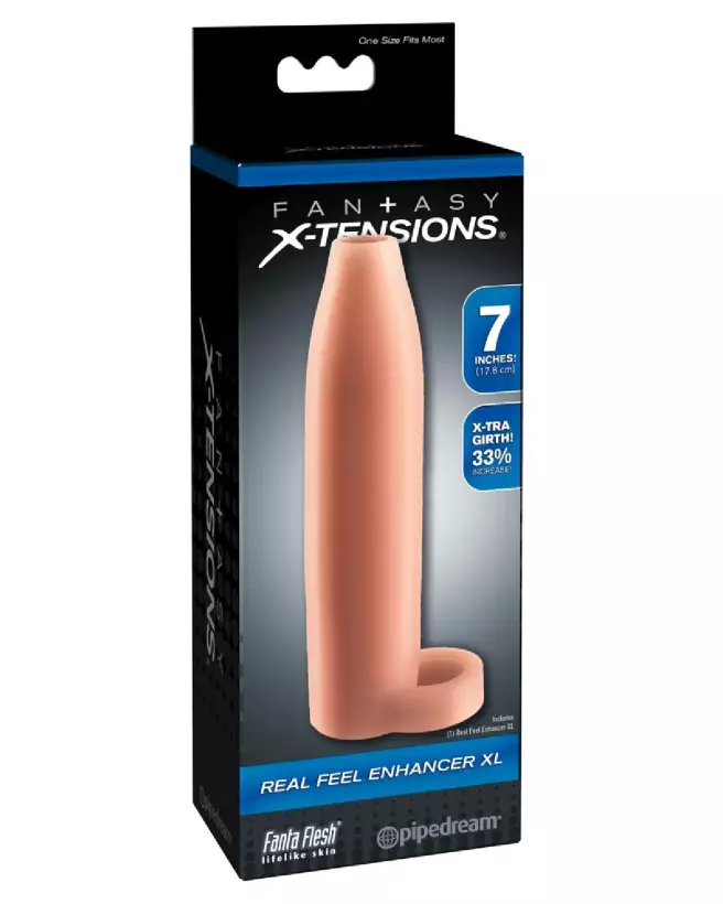Image de la gaine pour pénis FX Real Feel Enhancer XL Light de Fantasy X-TENSIONS, amélioration de performance et confor-1