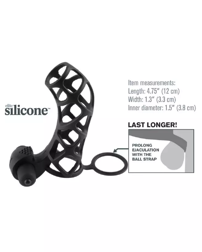 Image FX Extreme Silicone Power Cage de Fantasy X-TENSIONS pour augmentation endurance et plaisir-5