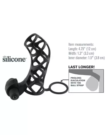 Image FX Extreme Silicone Power Cage de Fantasy X-TENSIONS pour augmentation endurance et plaisir-5