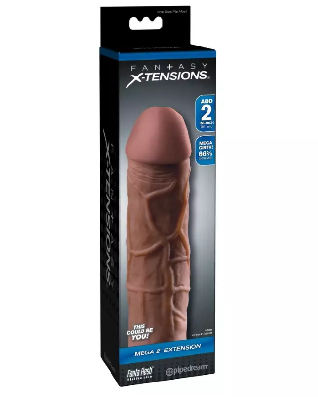 Image de la gaine pénienne FXT Mega 2 par Fantasy X-TENSIONS, pour performance et plaisir accrus-1