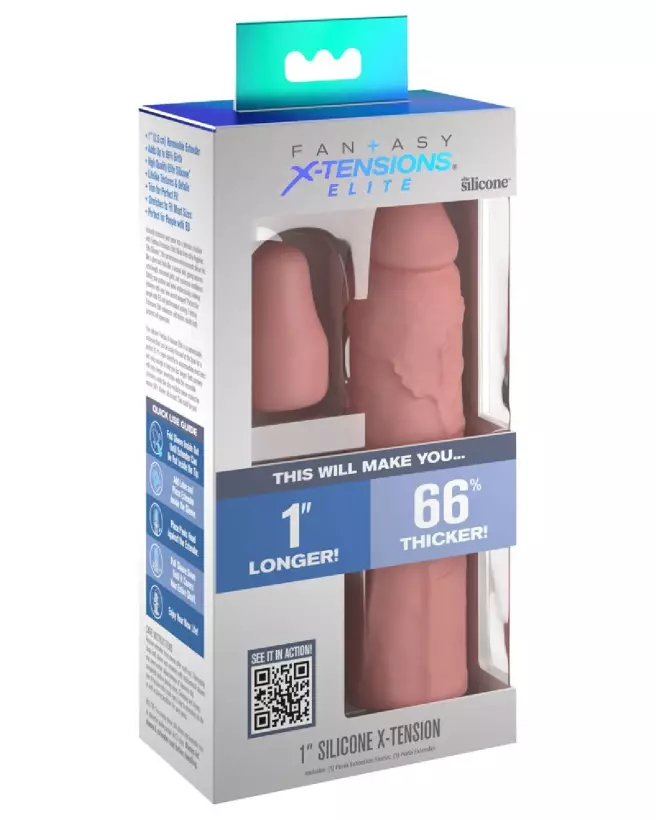 Gaine pénienne FXTE 1 X-tension Light Fantasy X-Tensions Elite pour augmentation taille-1