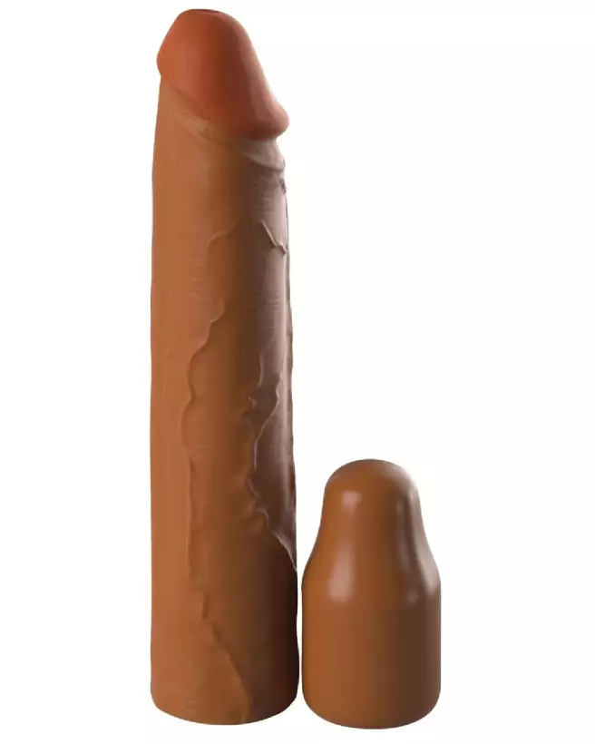 FXTE 2 X-tension Tan gaine pour pénis par Fantasy X-Tensions Elite, améliore taille et performance-2