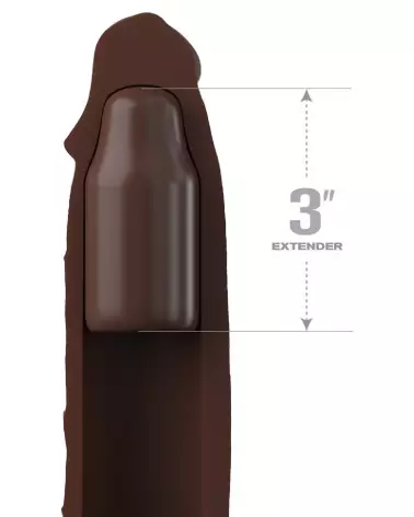 Gaine pénienne FXTE 3 X-tension avec sangle de Fantasy X-Tensions Elite, augmentation taille et confort.-3