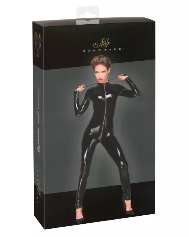 Image de la combinaison Noir Zip de Noir Handmade parfaite pour soirées fetish-3