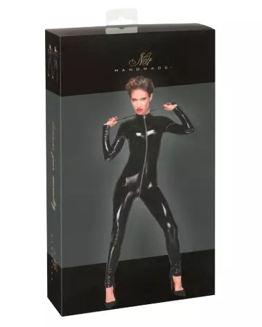 Image de la combinaison Noir Zip de Noir Handmade parfaite pour soirées fetish-3
