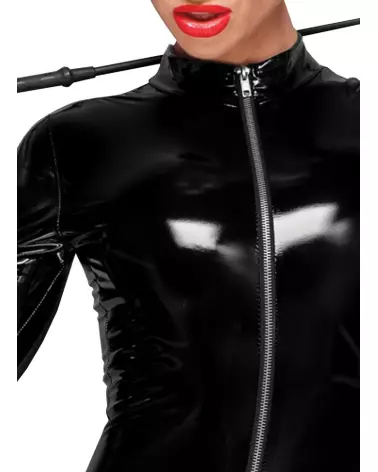 Image de la combinaison Noir Zip de Noir Handmade parfaite pour soirées fetish-4