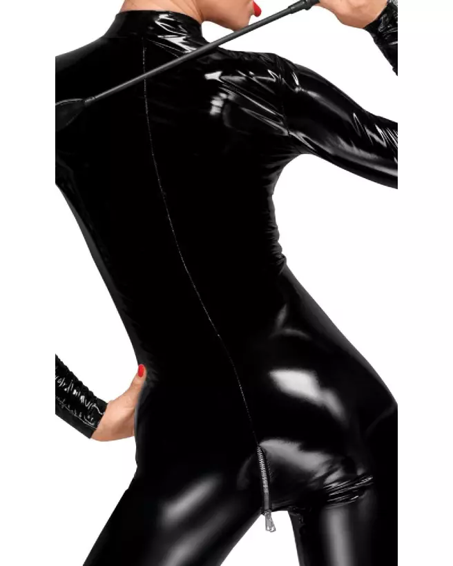 Image de la combinaison Noir Zip de Noir Handmade parfaite pour soirées fetish-5