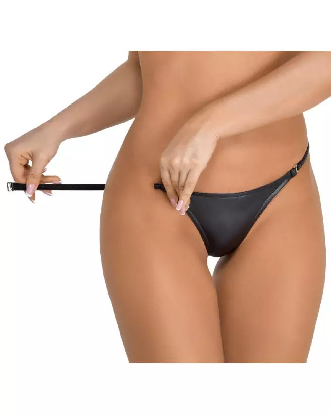 Image de G-String Noir Homemade, lingerie sexy et confortable-2