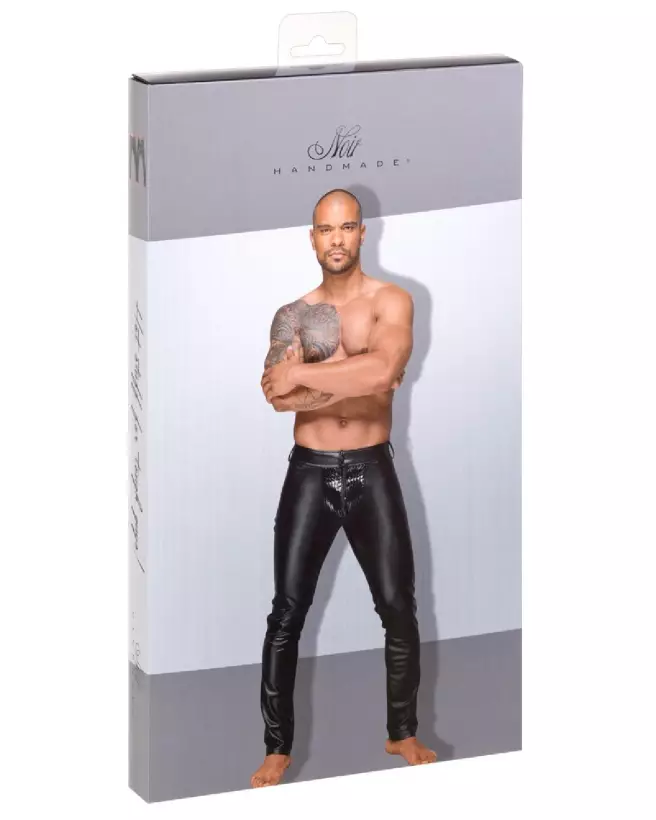 Image du Pantalon Noir M.Trousers par Noir Homemade, pantalon élégant et confortable pour homme-3
