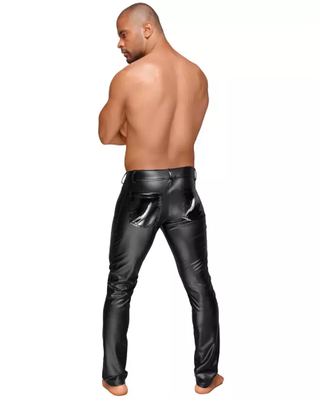 Image du Pantalon Noir M.Trousers par Noir Homemade, pantalon élégant et confortable pour homme-5
