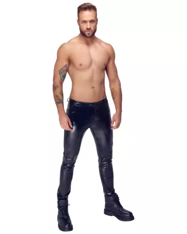 Image du pantalon Noir M.Trousers pour homme - Noir Homemade - élégant et confortable-2