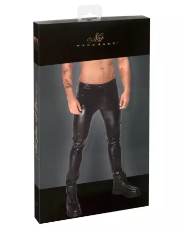Image du pantalon Noir M.Trousers pour homme - Noir Homemade - élégant et confortable-3