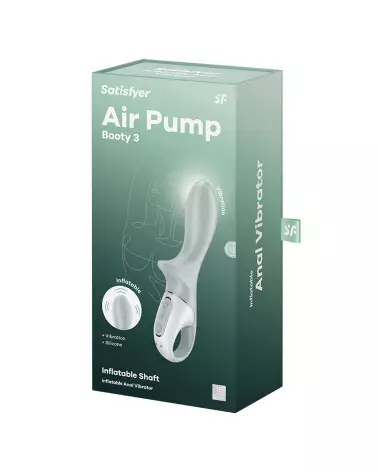 Image du SATISFYER Air Pump Booty 3 Gris, sextoy gonflable pour plaisir anal-2