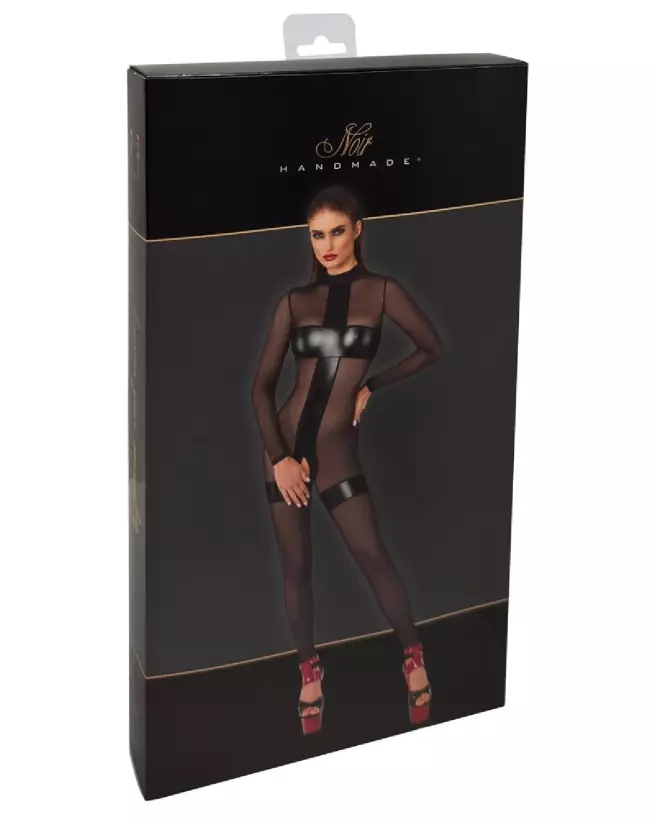 Image de la combinaison Noir Jumpsuit XL de Noir Handmade, style Fetish élégant et séduisant-3