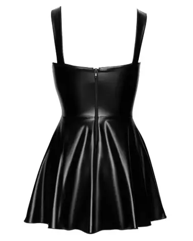 Robe Noir Dress Lacing Noir Homemade en tenue fetish élégante-7