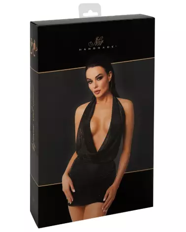 Robe Noir Fetish élégante par Noir Homemade pour soirées spéciales-3