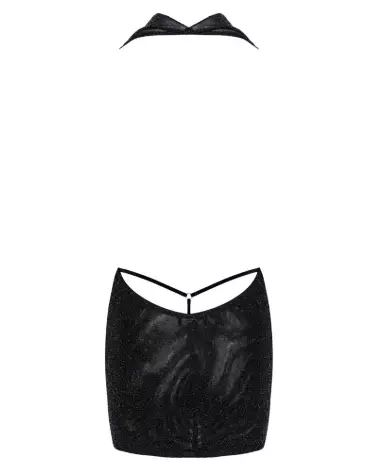 Robe Noir Fetish élégante par Noir Homemade pour soirées spéciales-6