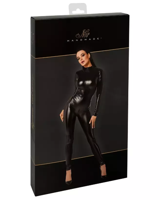 Photo de la Combinaison Noir Jumpsuit par Noir Homemade, style élégant et fetish-3