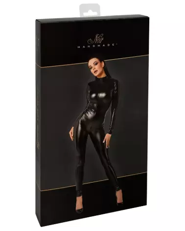 Photo de la Combinaison Noir Jumpsuit par Noir Homemade, style élégant et fetish-3