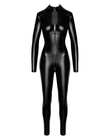 Photo de la Combinaison Noir Jumpsuit par Noir Homemade, style élégant et fetish-7
