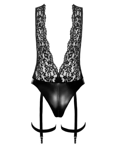 Noir Body Pearls par Noir Handmade - Combinaison Fetish Élégante-7