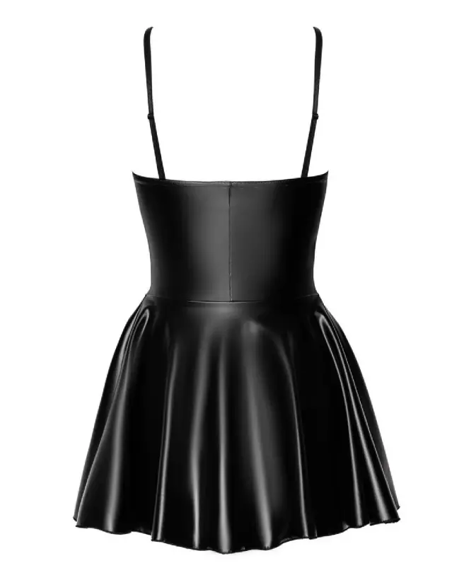 Robe tube noire élégante Noir Homemade pour soirées fetish-6