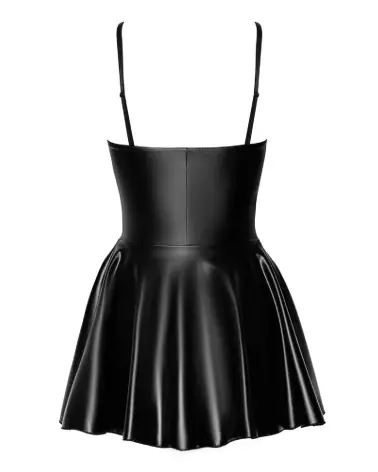 Robe tube noire élégante Noir Homemade pour soirées fetish-6