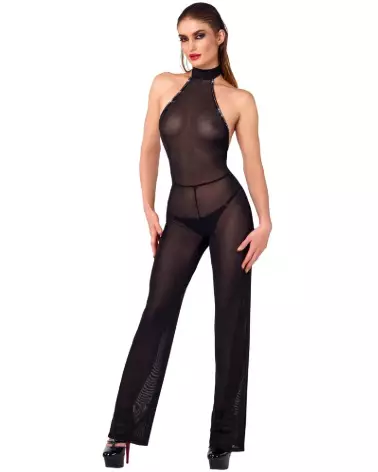 Noir Jumpsuit par Noir Homemade en style Combinaison Fetish élégante et séduisante-1
